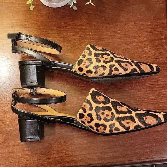 Calvin Klien leopard print mules - Picture 5 of 9